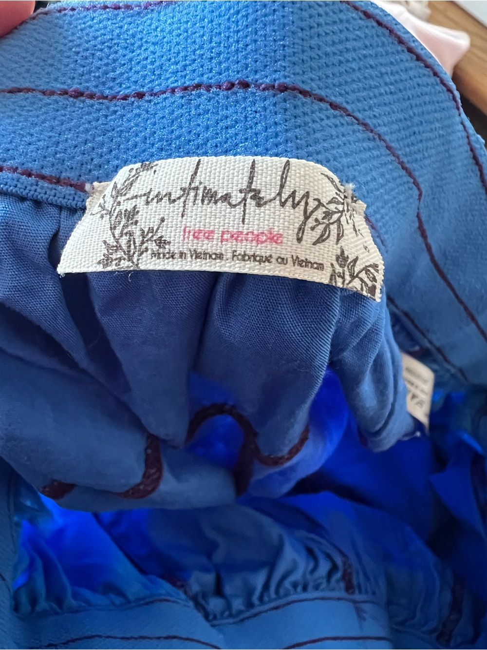 Free People Electric Blue Athletic Shorts - Picture 3 of 3